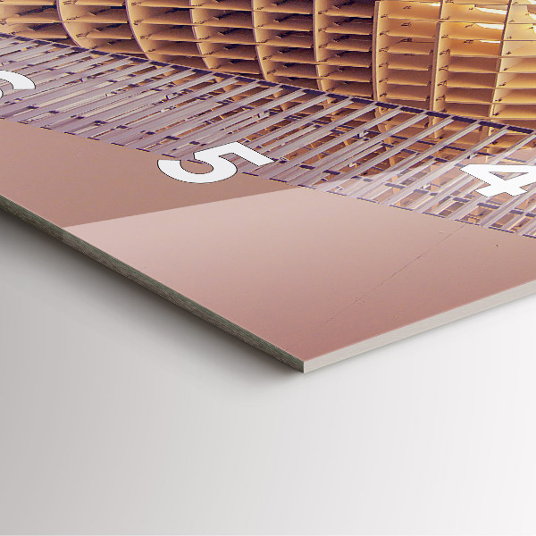 Szögletes fali üvegóra Nézőpont Sevillában