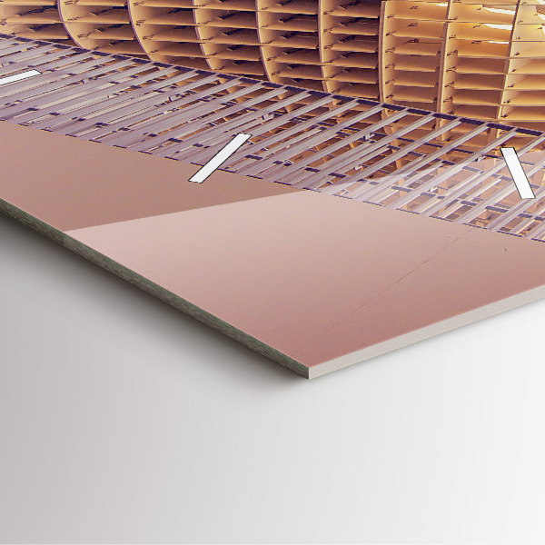 Szögletes fali üvegóra Nézőpont Sevillában