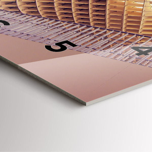 Szögletes fali üvegóra Nézőpont Sevillában