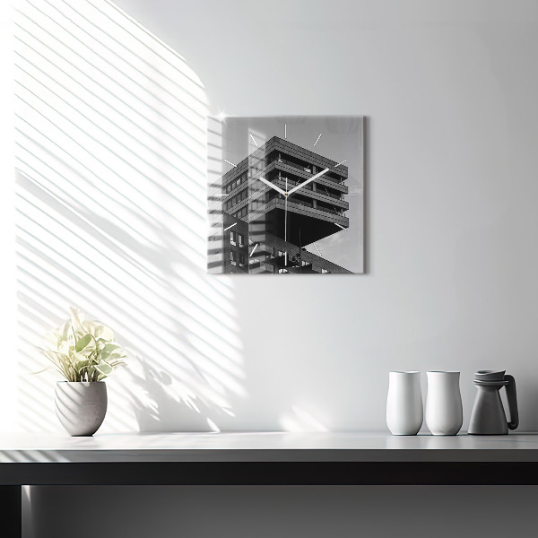 Szögletes fali üvegóra Építészet Amszterdamban