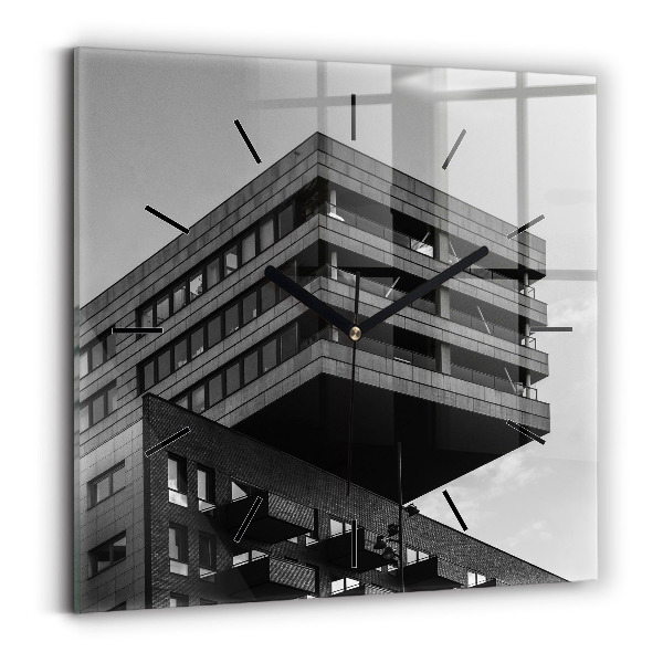 Szögletes fali üvegóra Építészet Amszterdamban