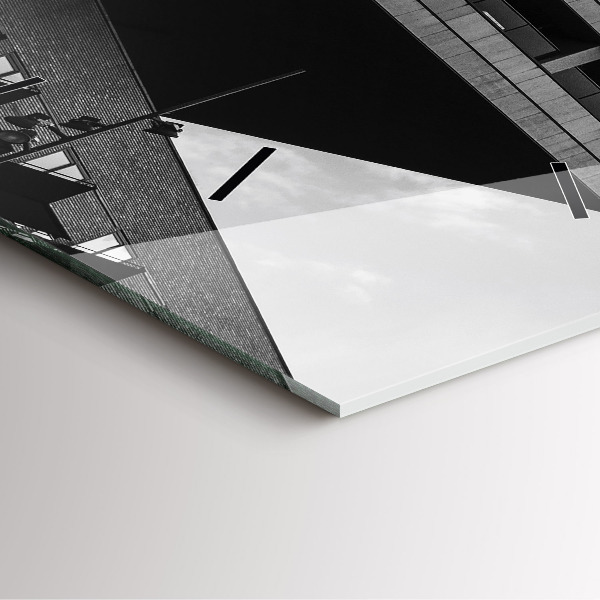 Szögletes fali üvegóra Építészet Amszterdamban