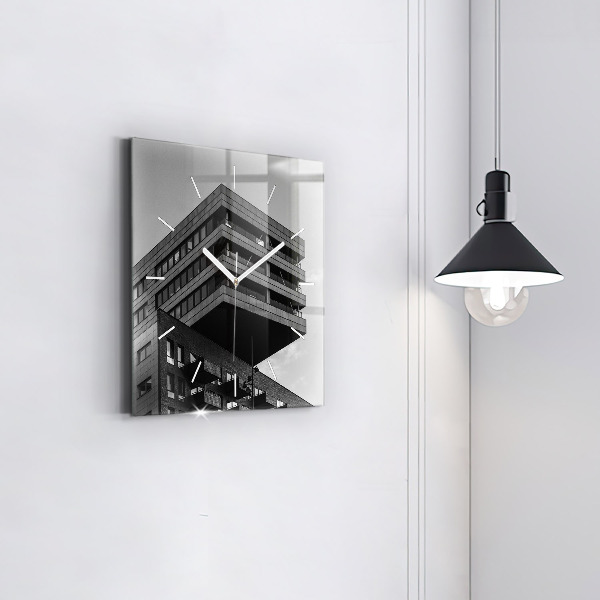 Szögletes fali üvegóra Építészet Amszterdamban