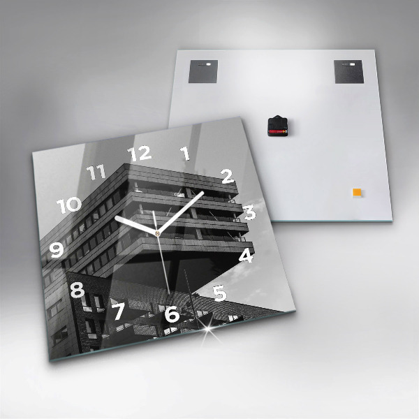 Szögletes fali üvegóra Építészet Amszterdamban