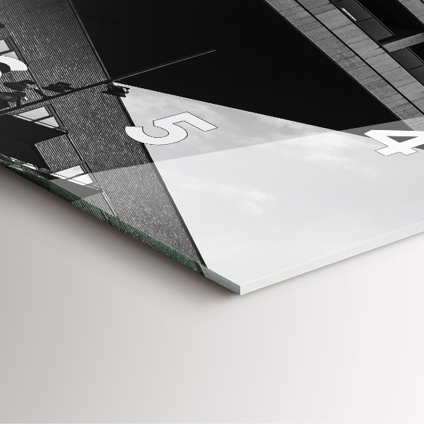 Szögletes fali üvegóra Építészet Amszterdamban