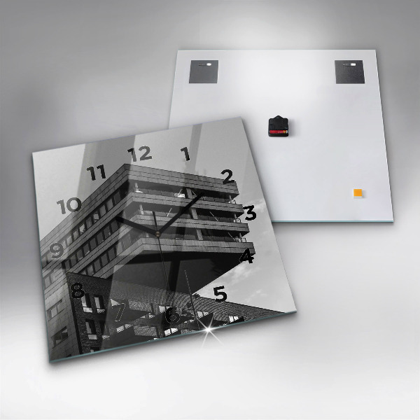 Szögletes fali üvegóra Építészet Amszterdamban