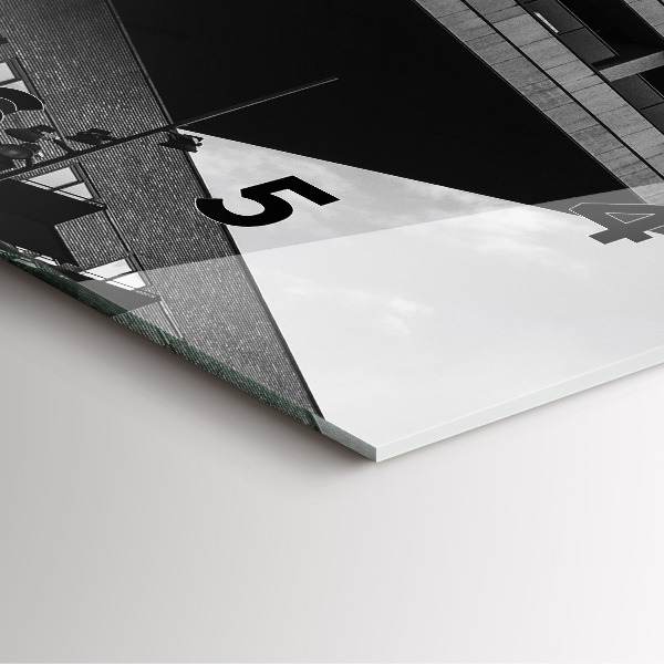 Szögletes fali üvegóra Építészet Amszterdamban