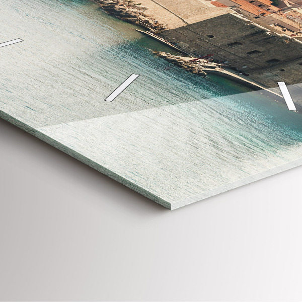 Szögletes fali üvegóra Vitorlás Dubrovnikban