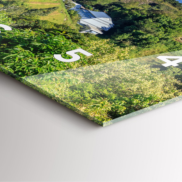 Szögletes fali üvegóra Chiang Mai Nemzeti Park