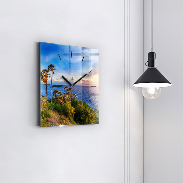 Szögletes fali üvegóra Phuket Thaiföldön