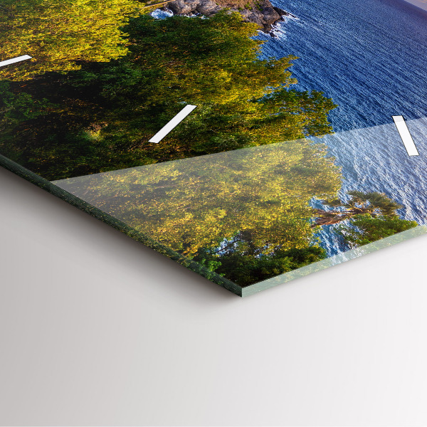 Szögletes fali üvegóra Phuket Thaiföldön