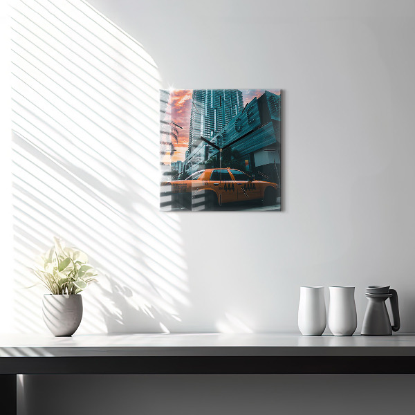 Szögletes fali üvegóra Miami, Florida