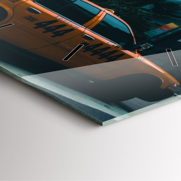 Szögletes fali üvegóra Miami, Florida