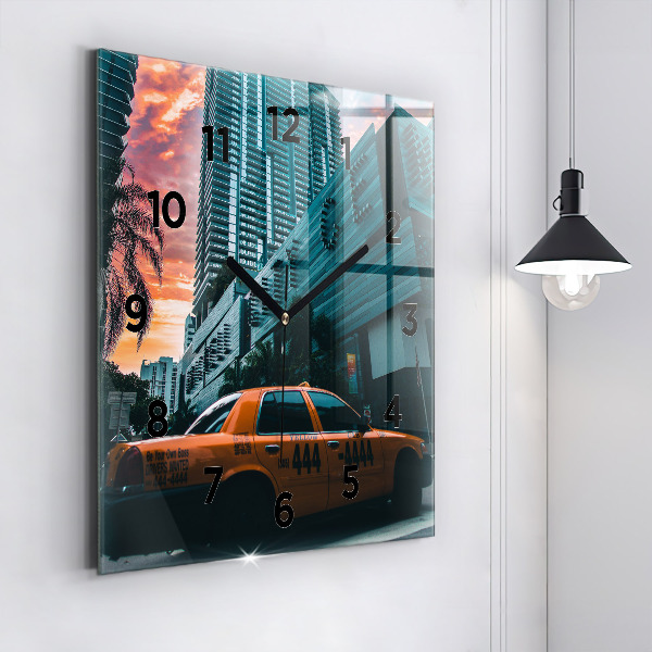 Szögletes fali üvegóra Miami, Florida