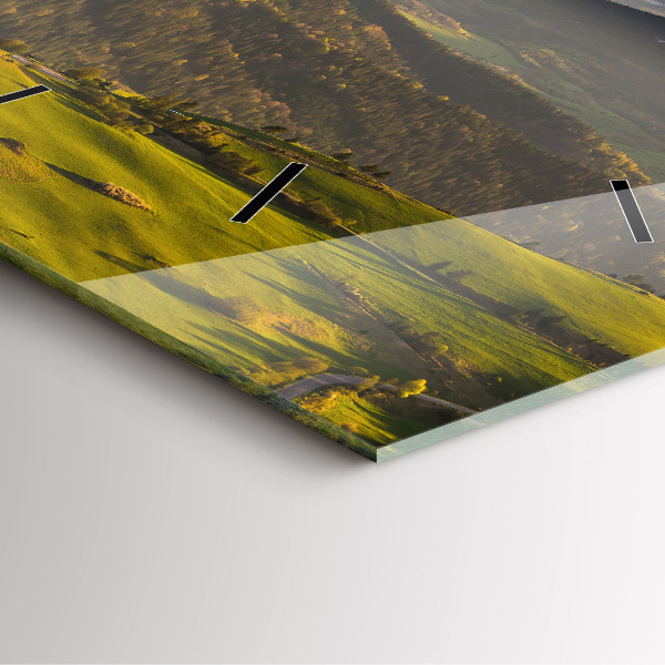 Szögletes fali üvegóra Pieniny – Wysoki Wierch