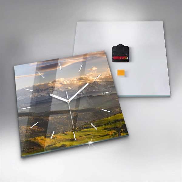 Szögletes fali üvegóra Pieniny – Wysoki Wierch