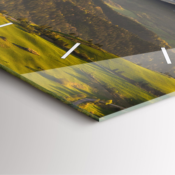 Szögletes fali üvegóra Pieniny – Wysoki Wierch