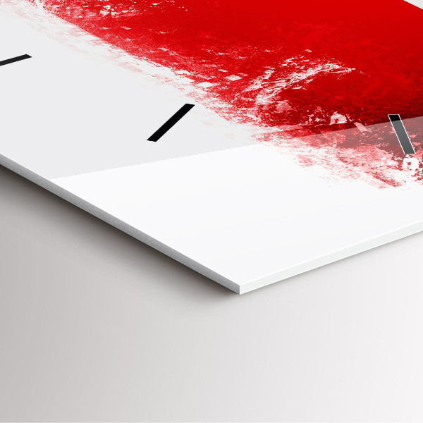 Szögletes fali üvegóra cseh zászló