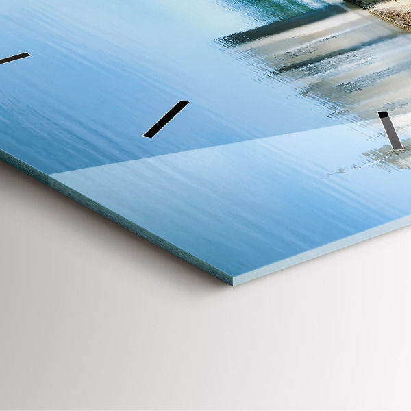 Szögletes fali üvegóra Leedsi kastély