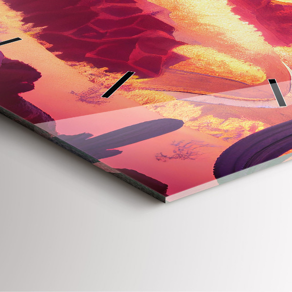 Szögletes fali üvegóra Arizona sivatag