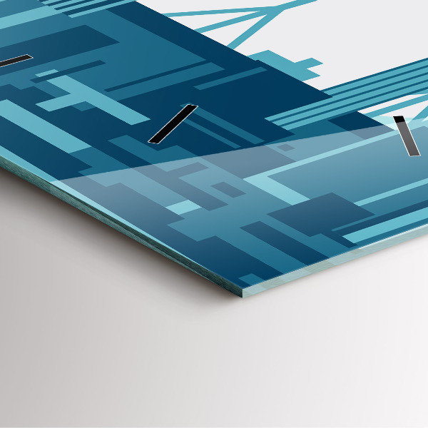 Szögletes fali üvegóra Építészet az USA-ban