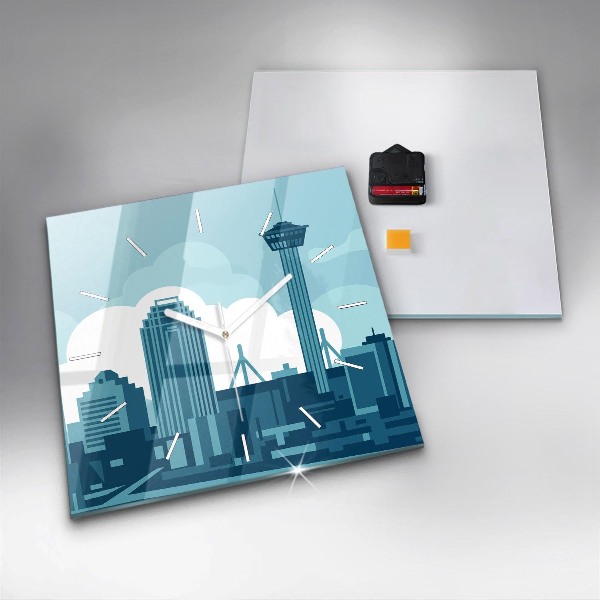 Szögletes fali üvegóra Építészet az USA-ban