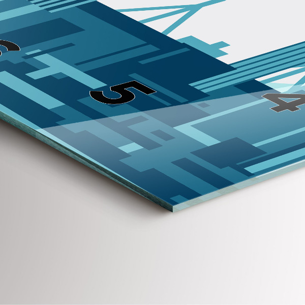 Szögletes fali üvegóra Építészet az USA-ban