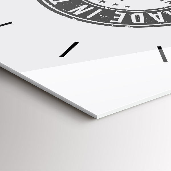 Szögletes fali üvegóra Texas bélyegző