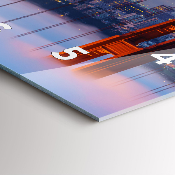 Szögletes fali üvegóra San Francisco híd