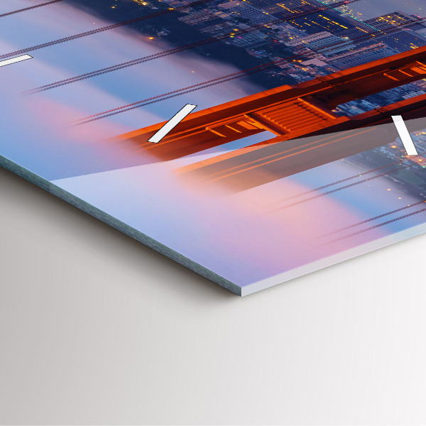 Szögletes fali üvegóra San Francisco híd