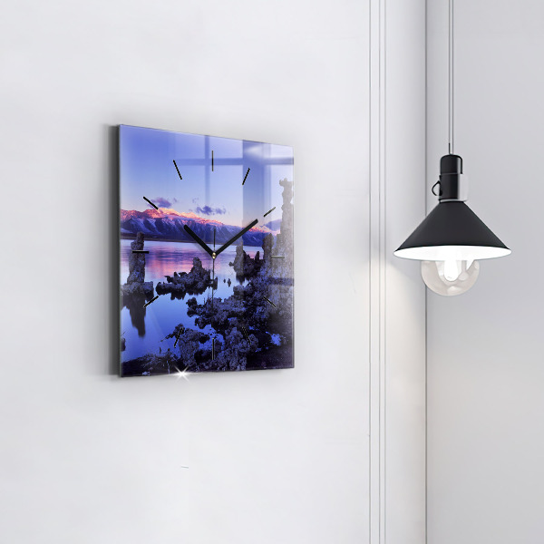 Szögletes fali üvegóra Kaliforniai tó