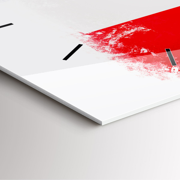 Szögletes fali üvegóra Franciaország zászlaja