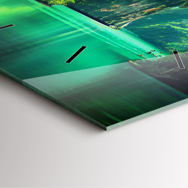 Szögletes fali üvegóra Thaiföld természeti tája