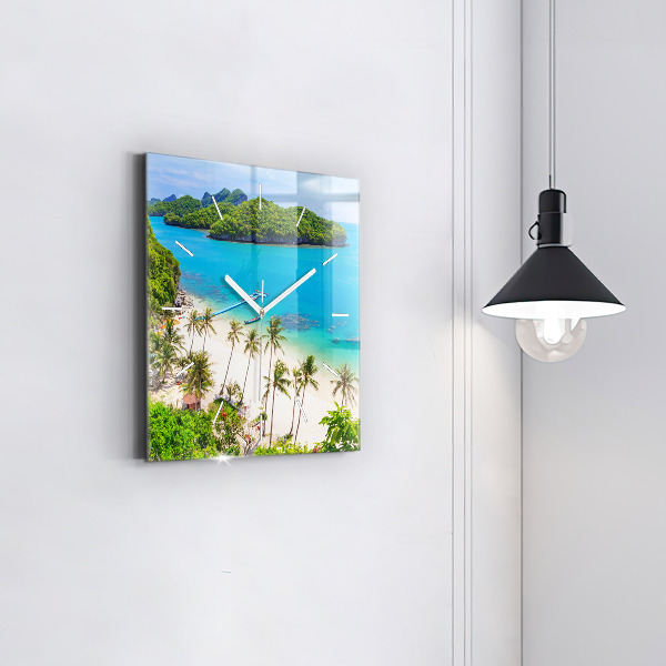 Szögletes fali üvegóra Thaiföldi Nemzeti Park