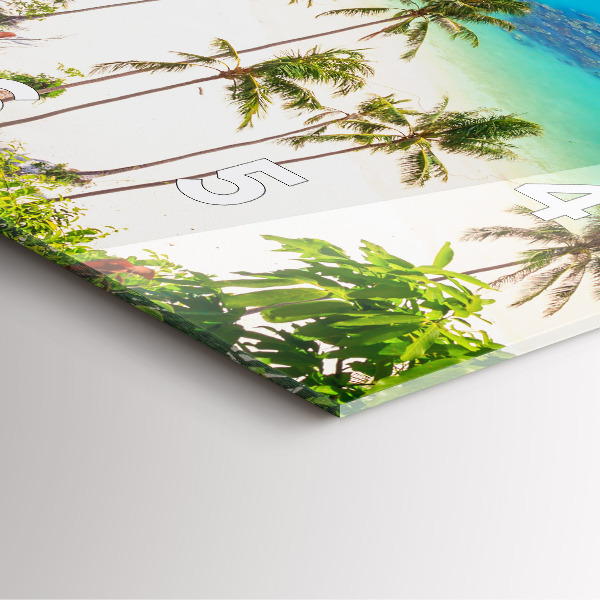 Szögletes fali üvegóra Thaiföldi Nemzeti Park