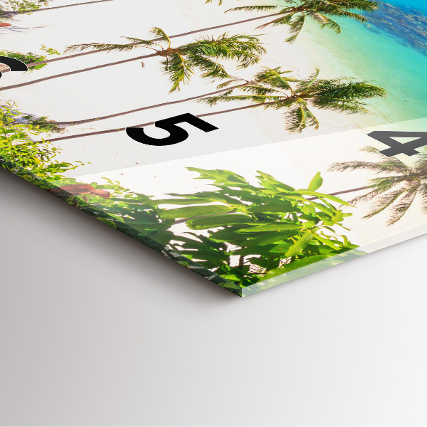 Szögletes fali üvegóra Thaiföldi Nemzeti Park