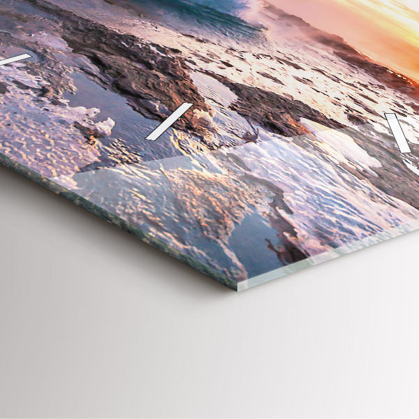 Szögletes fali üvegóra Gejzír Izland szigetén