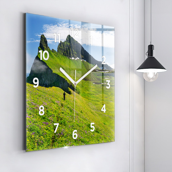 Szögletes fali üvegóra Hornstrandir Reserve Izland