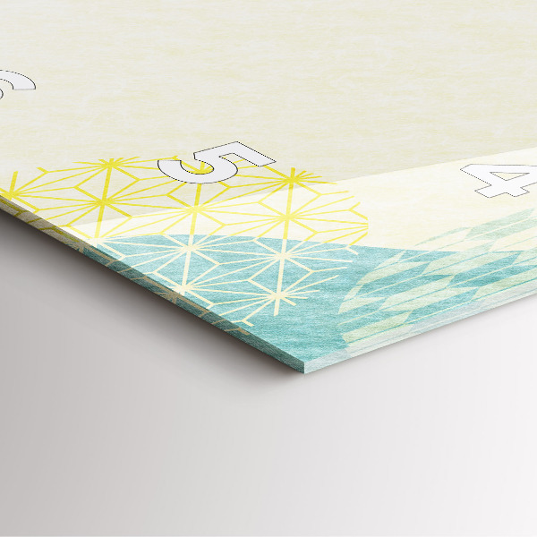 Szögletes fali üvegóra Minta keret