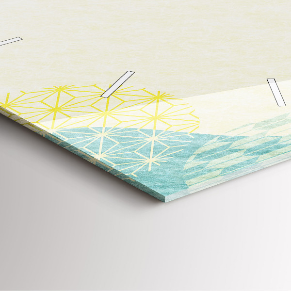 Szögletes fali üvegóra Minta keret