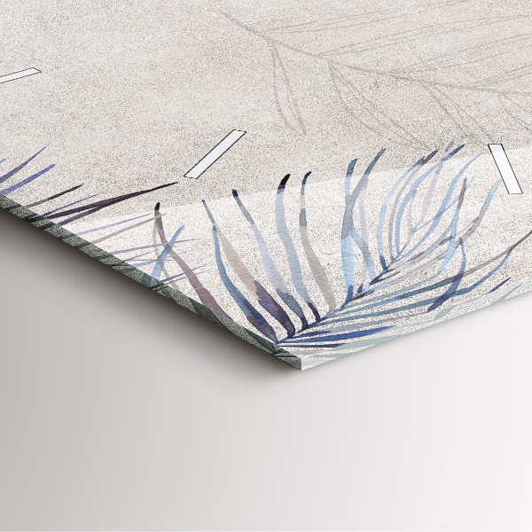 Szögletes fali üvegóra Pálmalevél