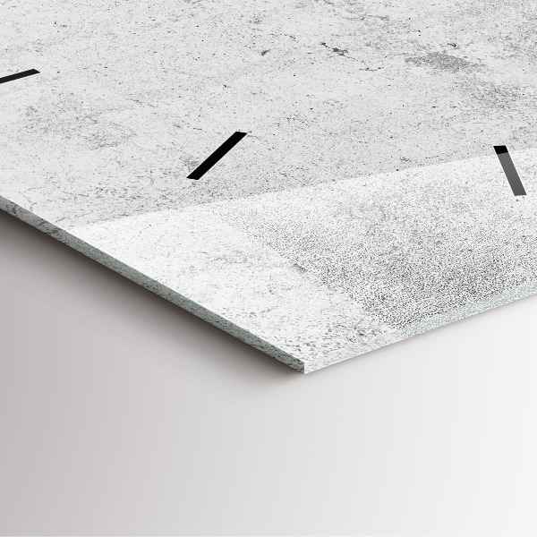 Szögletes fali üvegóra Betonfal