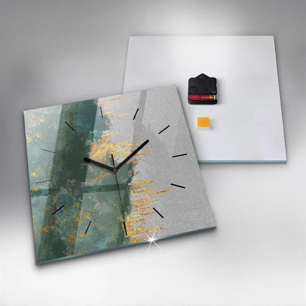 Szögletes fali üvegóra Dekoratív minta