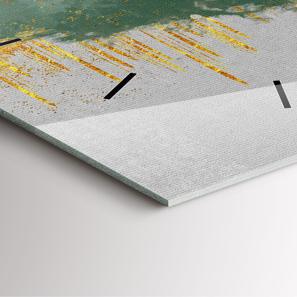 Szögletes fali üvegóra Dekoratív minta