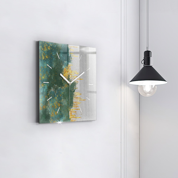 Szögletes fali üvegóra Dekoratív minta