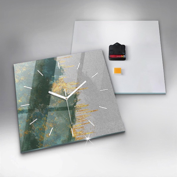 Szögletes fali üvegóra Dekoratív minta