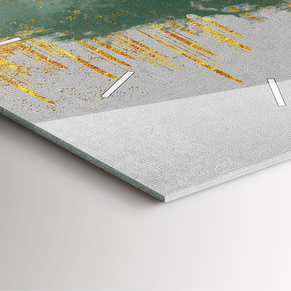 Szögletes fali üvegóra Dekoratív minta