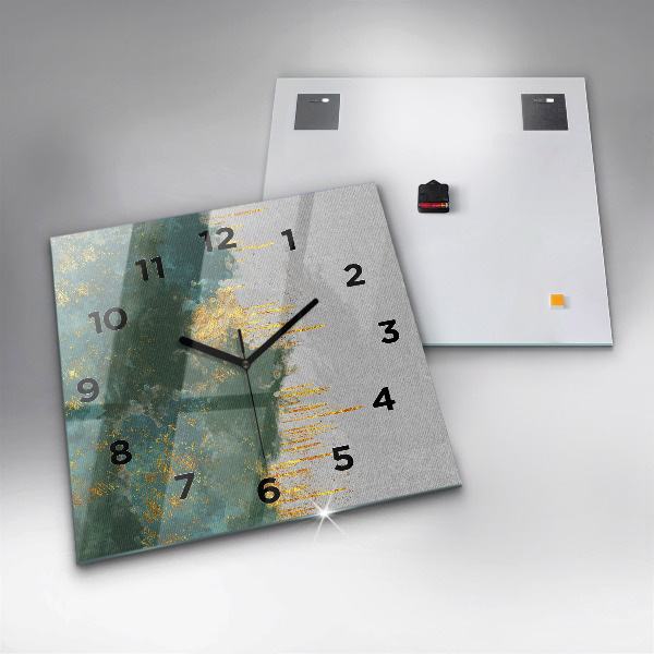 Szögletes fali üvegóra Dekoratív minta