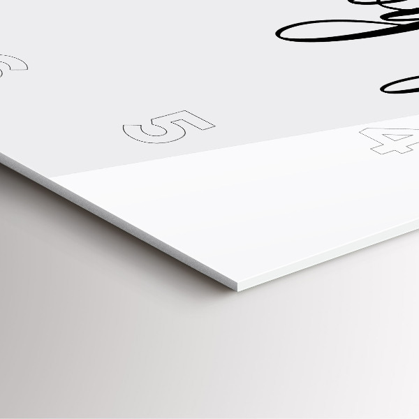 Szögletes fali üvegóra Bon voyage felirat