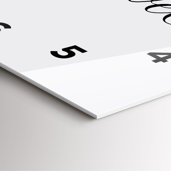 Szögletes fali üvegóra Utazási felirat